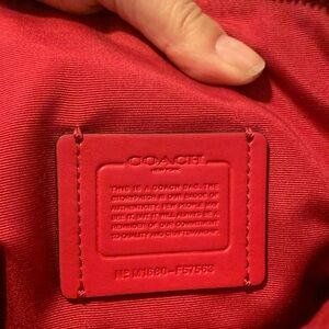Coach leather purse, EUC